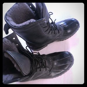 L.L. Bean Shoes - LL Bean Women’s tall black fur lined duck boots 9 L.L. Bean Shoes - LL Bean Women’s tall black fur lined duck boots 9